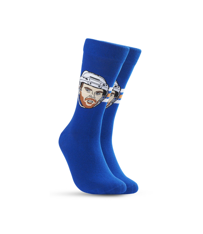MAJOR LEAGUE SOCKS CONNOR McDAVID BLUE