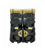 VX1 PRO CARBON SENIOR GOALIE PADS- PRO SPEC - BLACK/GOLD/WHITE