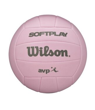 wilson AVP Softplay Pink Volleyball - inflated & boxed