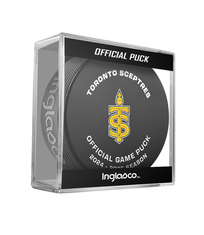 Toronto Sceptres PWHL 2024-25 Official Game Hockey Puck