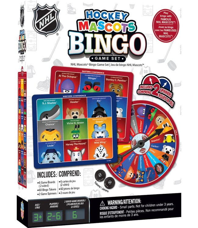NHL MASCOT BINGO