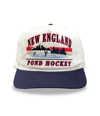 CELLY HOCKEY  CO. NEW ENGLAND POND HOCKEY CREAM SNAPBACK