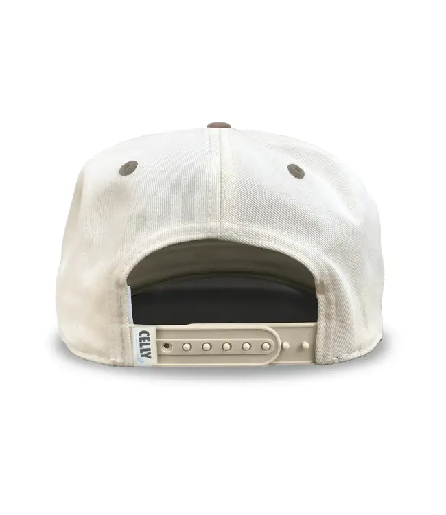 VERMONT POND HOCKEY CREAM/BROWN SNAPBACK