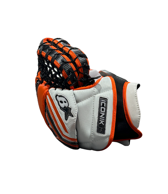 ICONIK 2 SENIOR CATCHER BLACK/WHITE/ORANGE