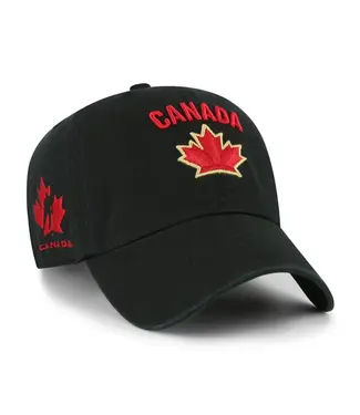 47 BRAND 47 BRAND HOCKEY CANADA CLEAN UP CAP BLACK