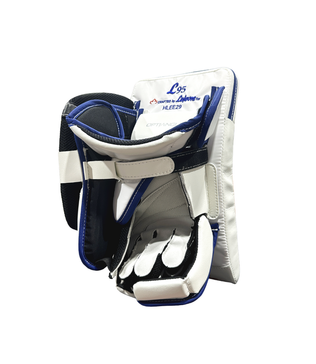 L95 PRO SPEC SENIOR BLOCKER RED/ROYAL/WHITE