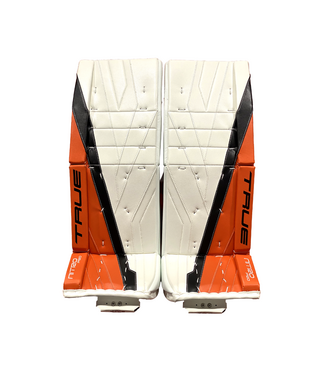 True CATALYST NITRO PRO GOALIE PADS  33"+2" WHITE/BLACK/ORANGE