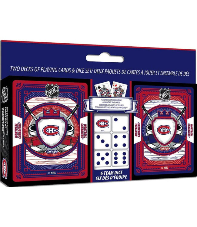 NHL 2PK CARDS & DICE SET