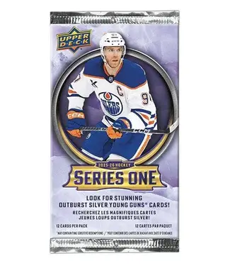 UPPER DECK 2025-26 SERIES 1 HOCKEY CARDS PACK