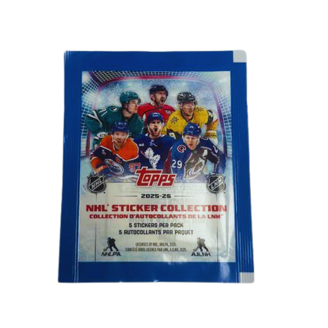 Tops Sticker Books 2026 TOPPS NHL STICKER PACK - Majer Hockey | Toronto's Best Hockey Retailer