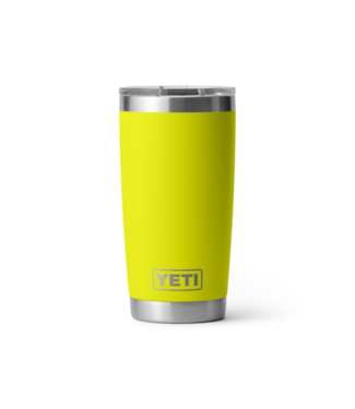 Yeti Rambler 20 oz Tumbler Magslider Lid FireFly Yellow