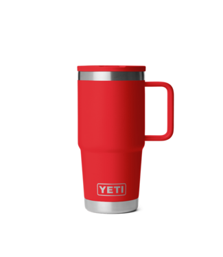 Yeti Rambler 20 oz Travel Straw Mug Rescue Red