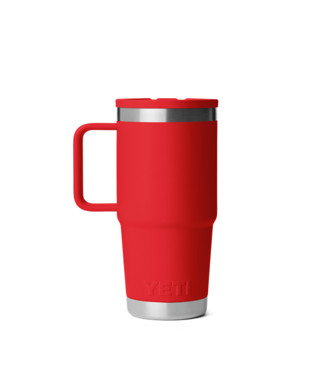 Rambler 20 oz Travel Straw Mug Rescue Red