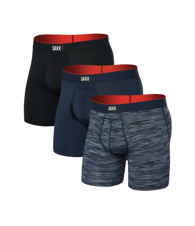 SAXX MULTI SPORT MESH  3-PACK BOXER BRIEF