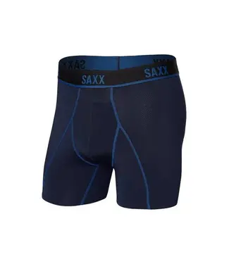 Saxx SAXX KINETIC LC MESH BOXER BRIEF NAVY/CITY BLUE