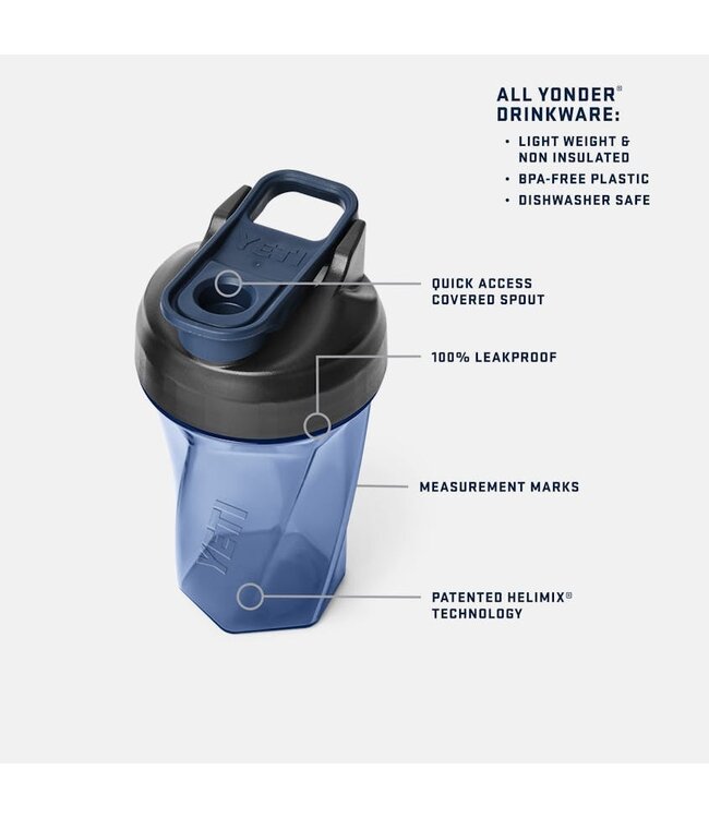Yonder 20 oz Shaker Bottle Charcoal