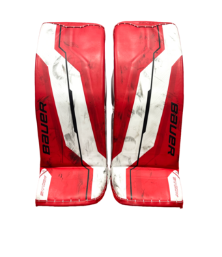 Bauer SUPREME SHADOW SENIOR GOALIE PADS - DEMO SMALL - RED/WHITE