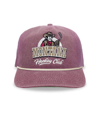 CELLY HOCKEY  CO. CELLY HOCKEY SNAPBACK MONTANA HOCKEY CLUB (WASHED MAROON)