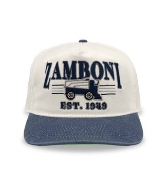 CELLY HOCKEY  CO. CELLY HOCKEY SNAPBACK ZAMBONI (CREAM/WASHED NAVY)