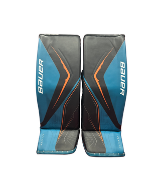 Bauer VAPOR FLYLITE GOALIE PADS - PRO SPEC LARGE -BLACK/TEAL/ORANGE