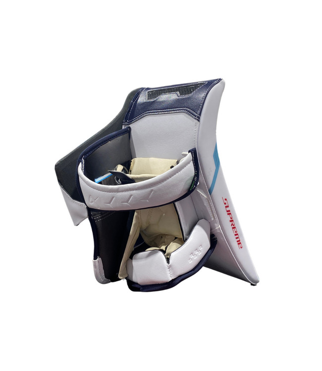SUPREME FUSE SENIOR BLOCKER - PRO SPEC - WHITE/BLUE/RED/NAVY