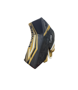 Vaughn VX1 PRO CARBON SENIOR GOALIE BLOCKER - PRO SPEC - BLACK/GOLD/WHITE