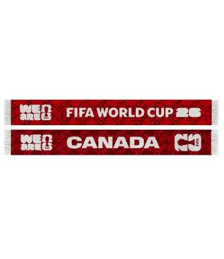 GROSNOR 2026 FIFA RED CANADA ACRYLIC SCARF