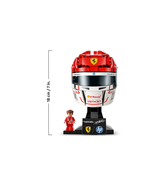LEGO SCUDERIA FERRARI HP CHARLES LECLERC HELMET
