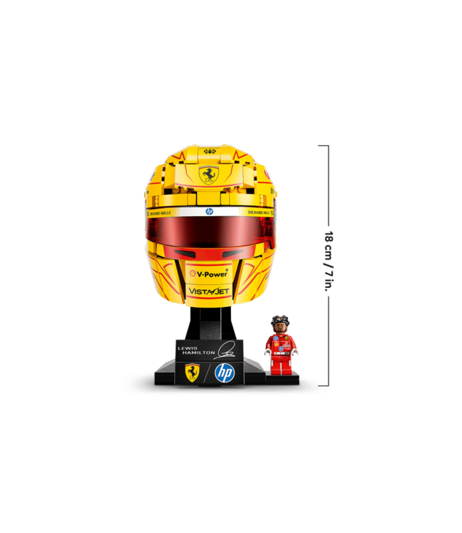 LEGO SCUDERIA FERRARI HP LEWIS HAMILTON HELMET
