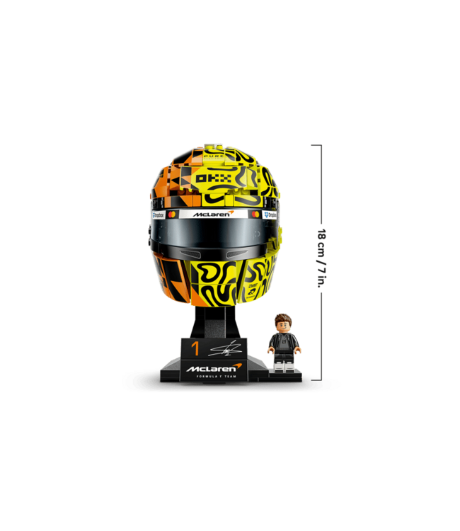 LEGO MCLAREN MASTERCARD F1 TEAM LANDO NORRIS HELMET