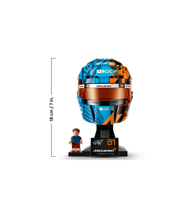 LEGO MCLAREN MASTERCARD F1 TEAM OSCAR PIASTRI HELMET