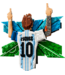 LEGO LIONEL MESSI CELEBRATION