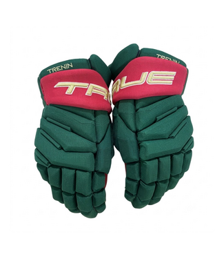 True YAKOV TRENIN PRO STOCK GLOVES - MINNESOTA WILD