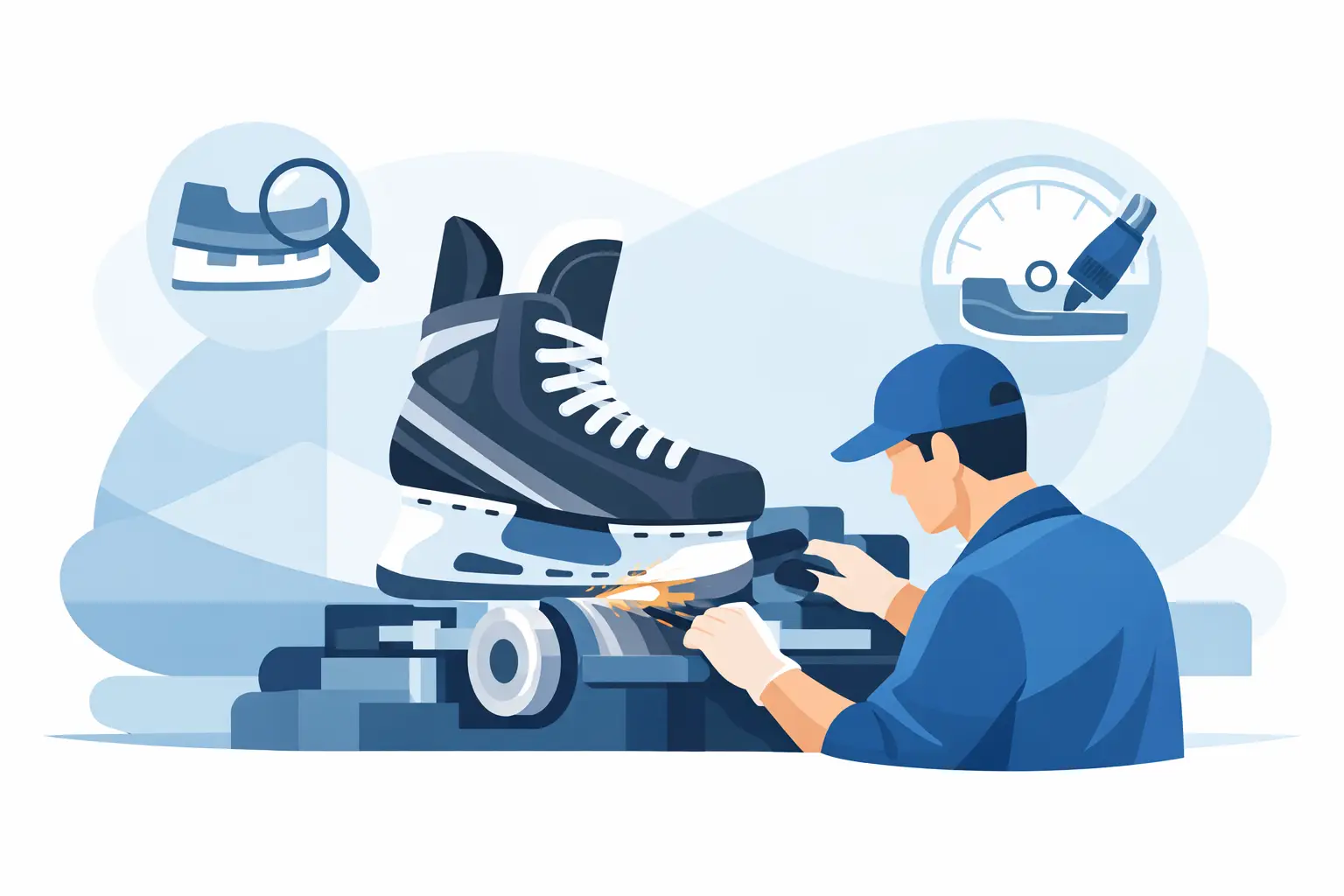 Hockey Skate Sharpening Service Explained