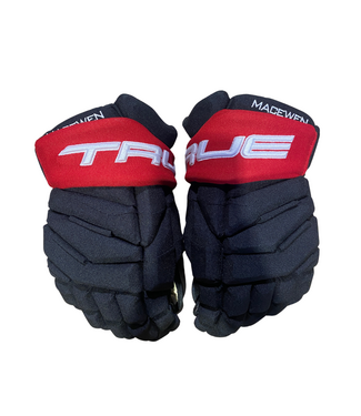 True ZACK MACEWEN PRO STOCK GLOVES - OTTAWA SENATORS