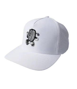 S26 BAUER GOLF PUCK HAT SR WHITE