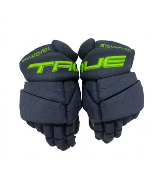 True LOGAN STANKOVEN PRO STOCK GLOVES - DALLAS STARS ALTERNATE