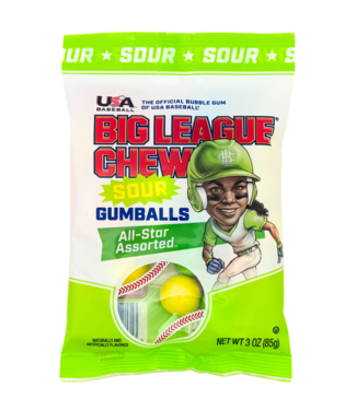 Big League Chew BIG LEAGUE CHEW SOUR GUMBALLS