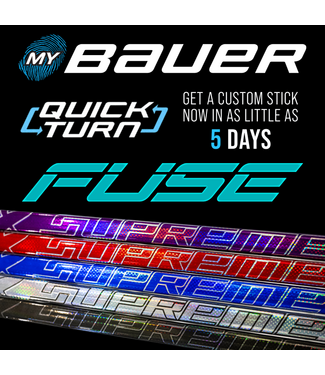 SUPREME FUSE JUNIOR CUSTOM STICK - QUICK TURN - 50 FLEX