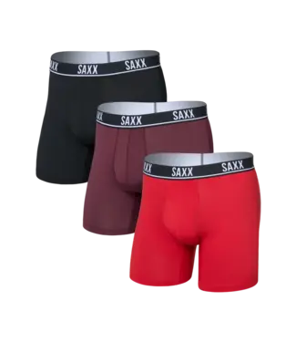 Saxx SAXX ESSENTIAL  PERFORMANCE MESH 3-PACK BOXER BRIEF RMB