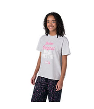 CCM CCM x BARBIE LIGHT GREY MELANGE TEE SR