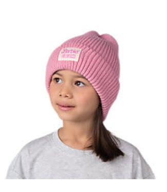 CCM x BARBIE PITAYA PINK CUFFED BEANIE YTH