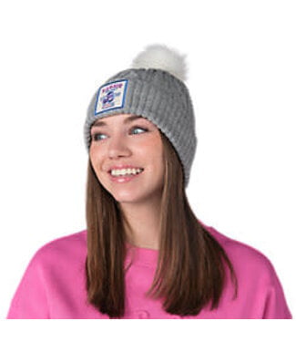 CCM x BARBIE GREY POM KNIT HAT SR