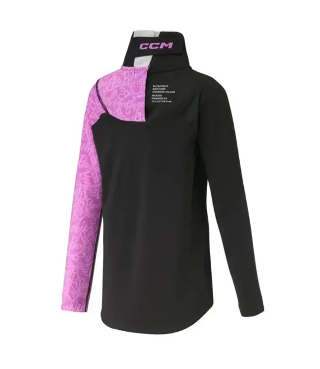 CCM X BARBIE BASELAYER PINK KIT YTH