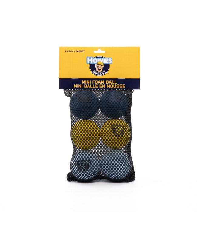 Howies Mini Stick Foam Ball - 6pk