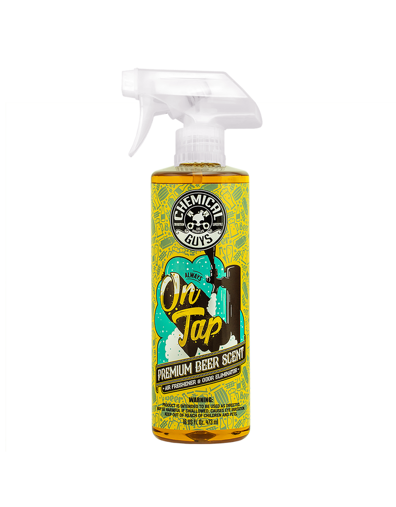 Chemical Guys On Tap Beer Scented Air Freshener (16oz)