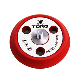 TORQ Tool Company TORQ R5 Dual-Action Red Backing Plate with Hyper Flex Technology (3 inch)