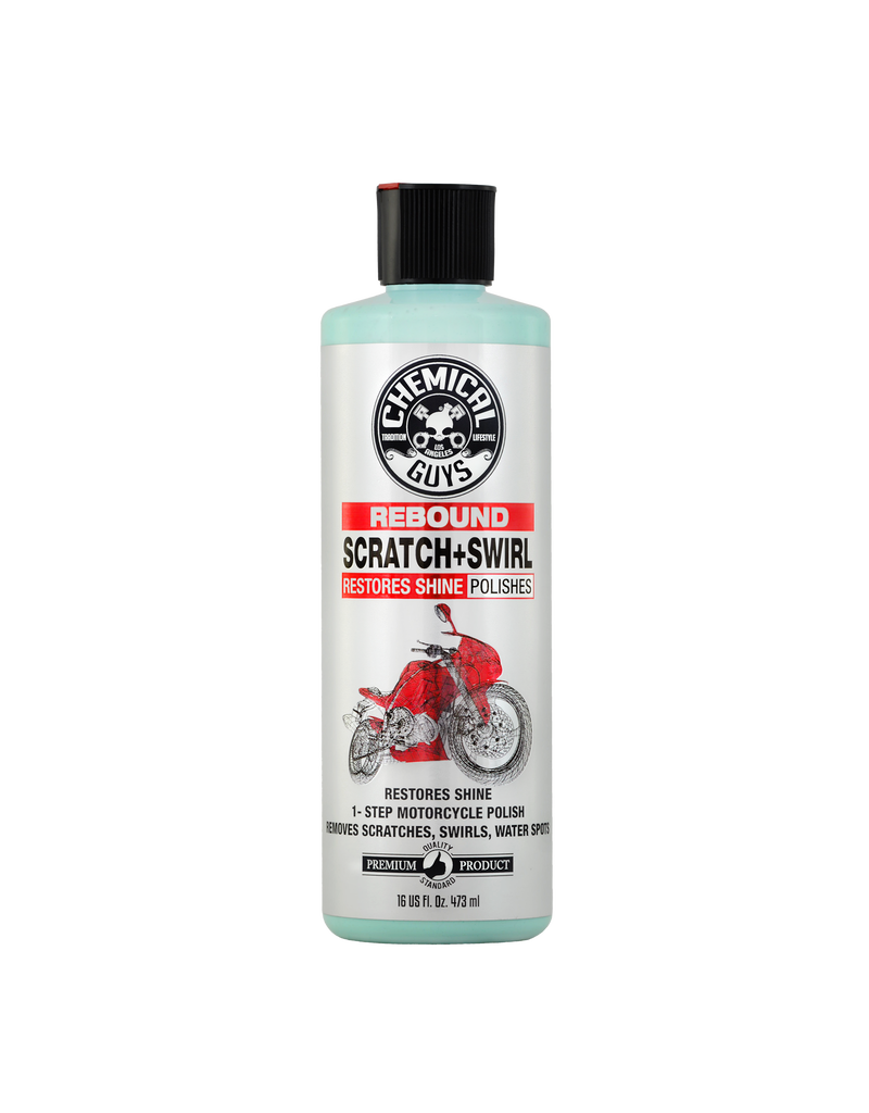 Chemical Guys Rebound Scratch & Swirl Remover One Step Polish for Motorcycles (16oz)