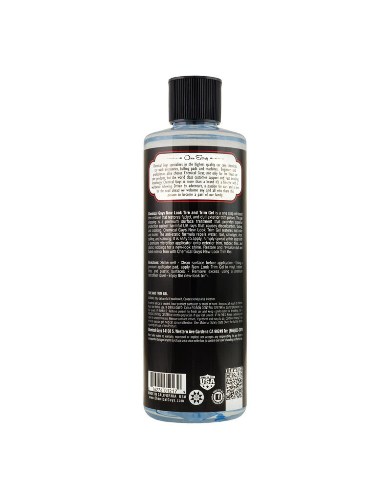 Chemical Guys Tire+Trim Gel For Plastic And Rubber (16oz)