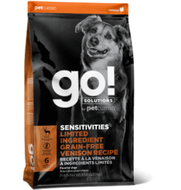 Petcurean GO! Sensitivities LID  GF Venison